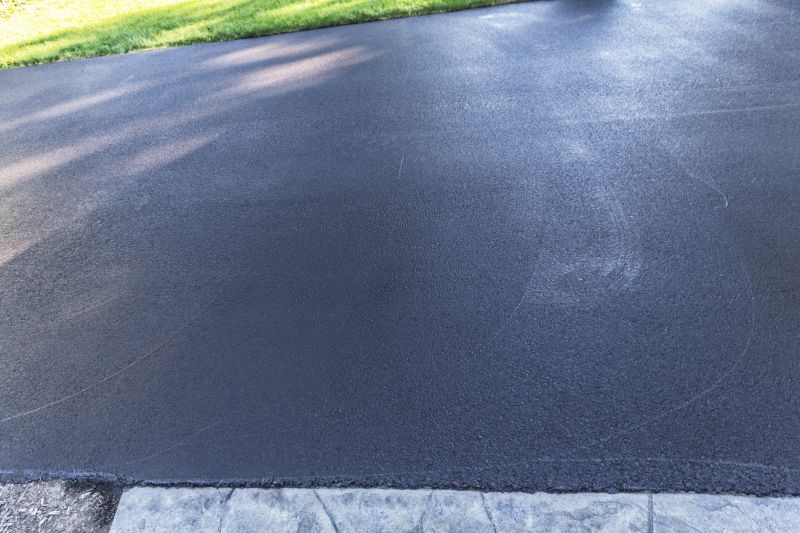 Freshly Sealed Asphalt Surface