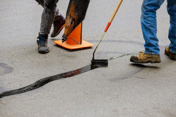 Parking Lot Crack Sealing in Hot Springs National Park